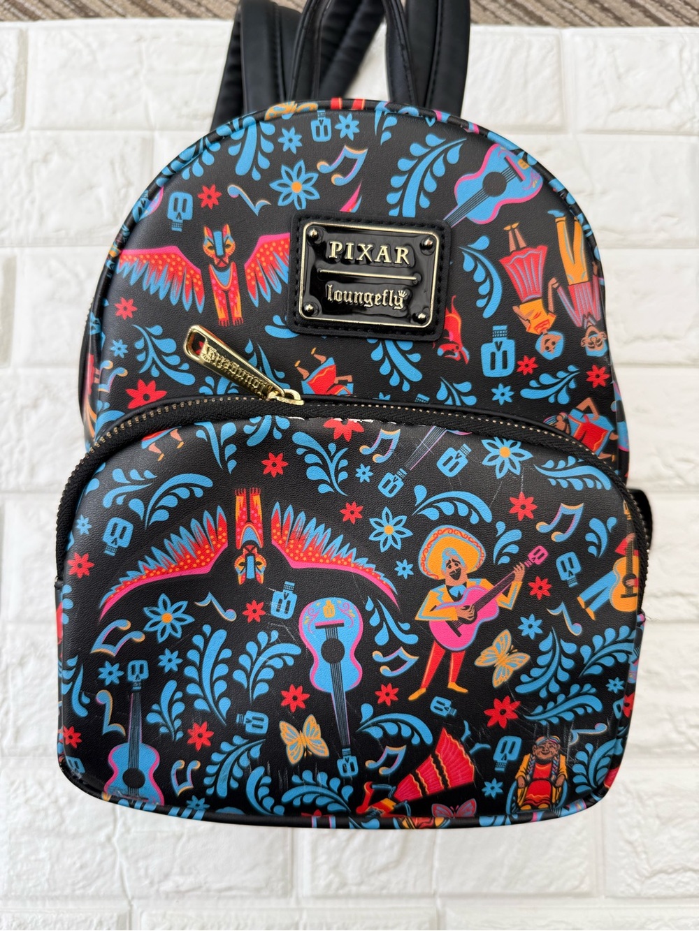X Disney Pixar Coco Dia Los Muertos Mini Backpack